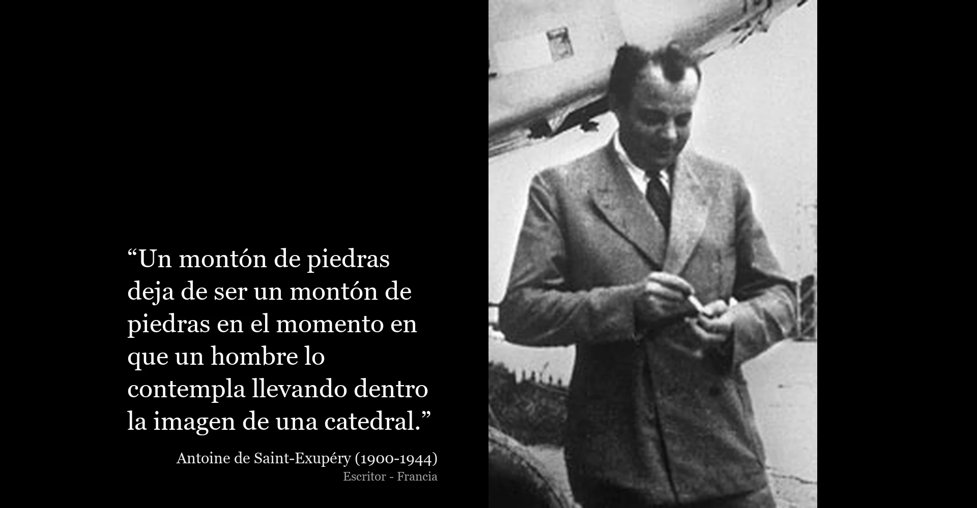 Frase de Antoine De Saint-Exupéry sobre la creatividad
