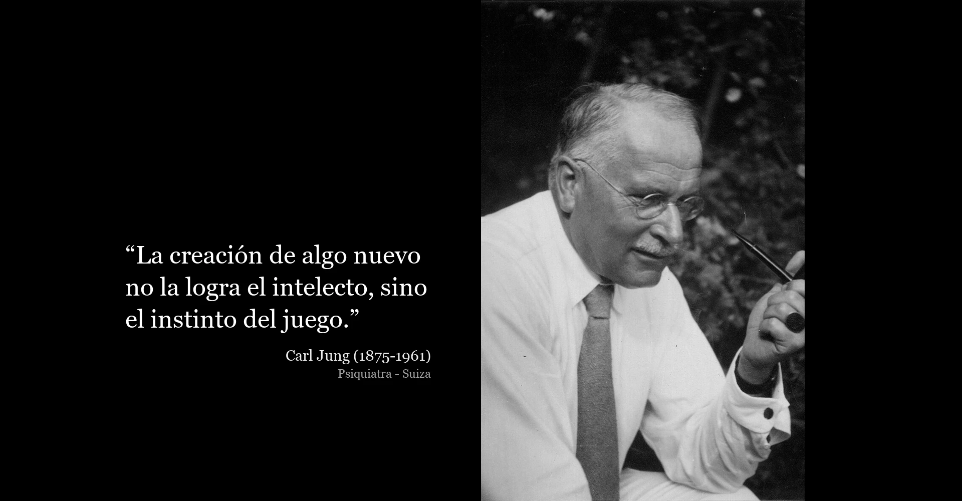 Frase de Carl Jung sobre la creatividad