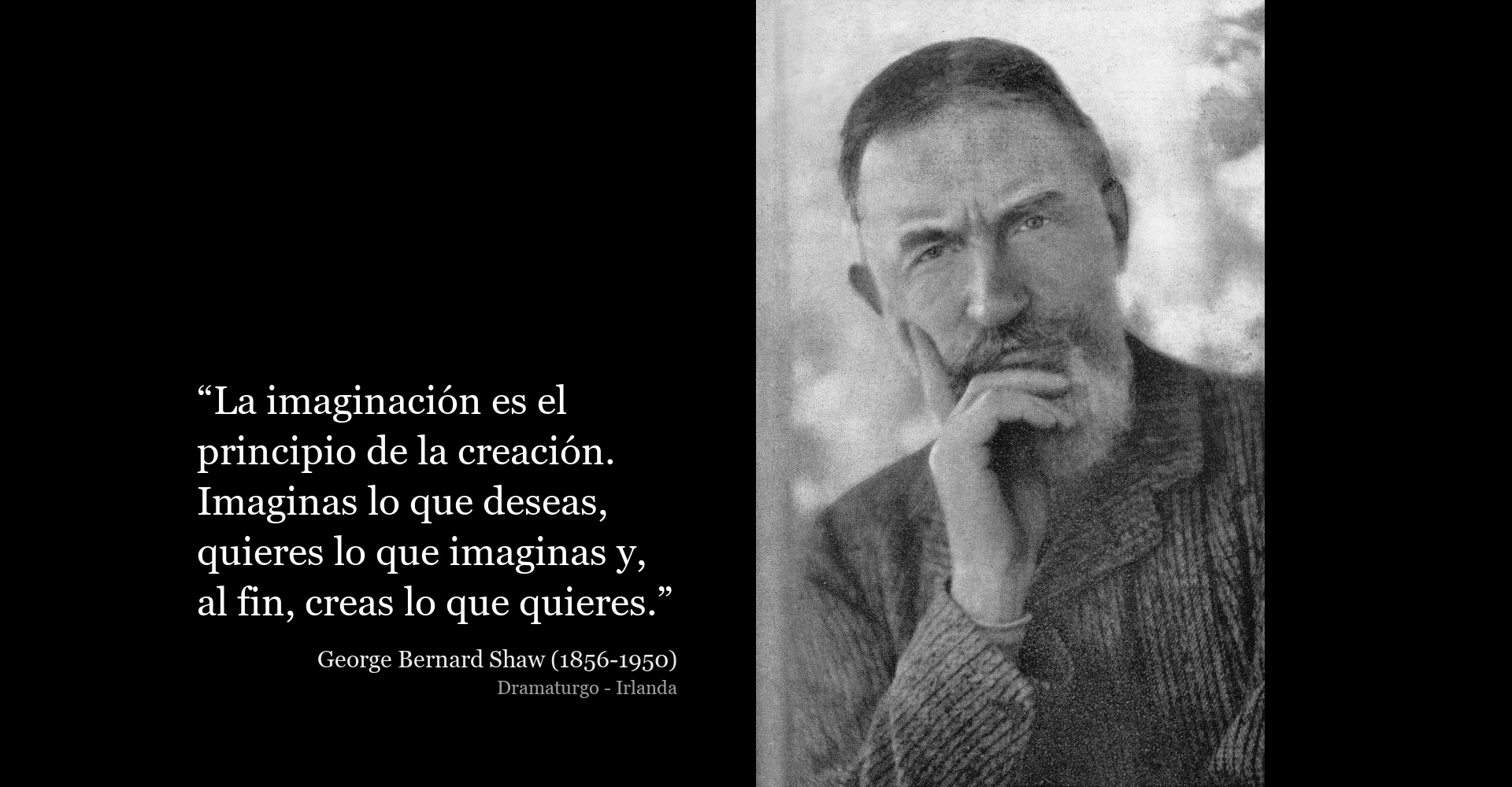 Frase de George Bernard Shaw sobre la creatividad