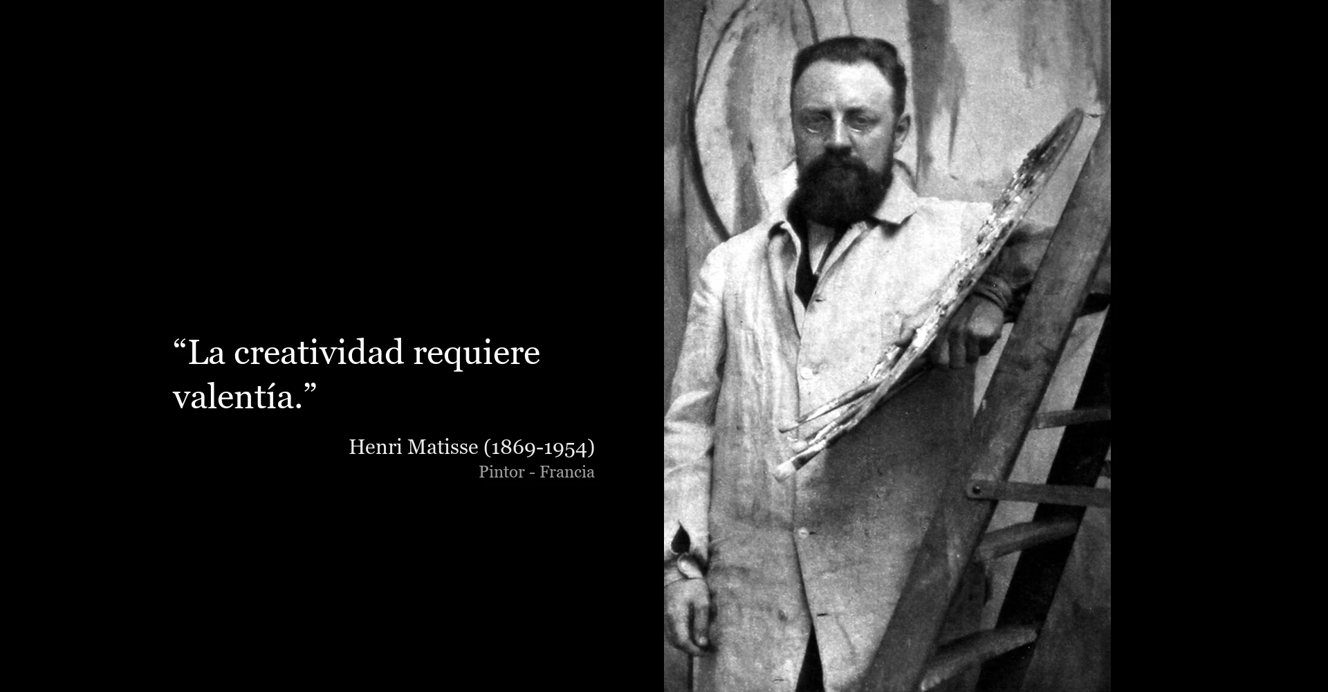 Frase de Henri Matisse sobre la creatividad