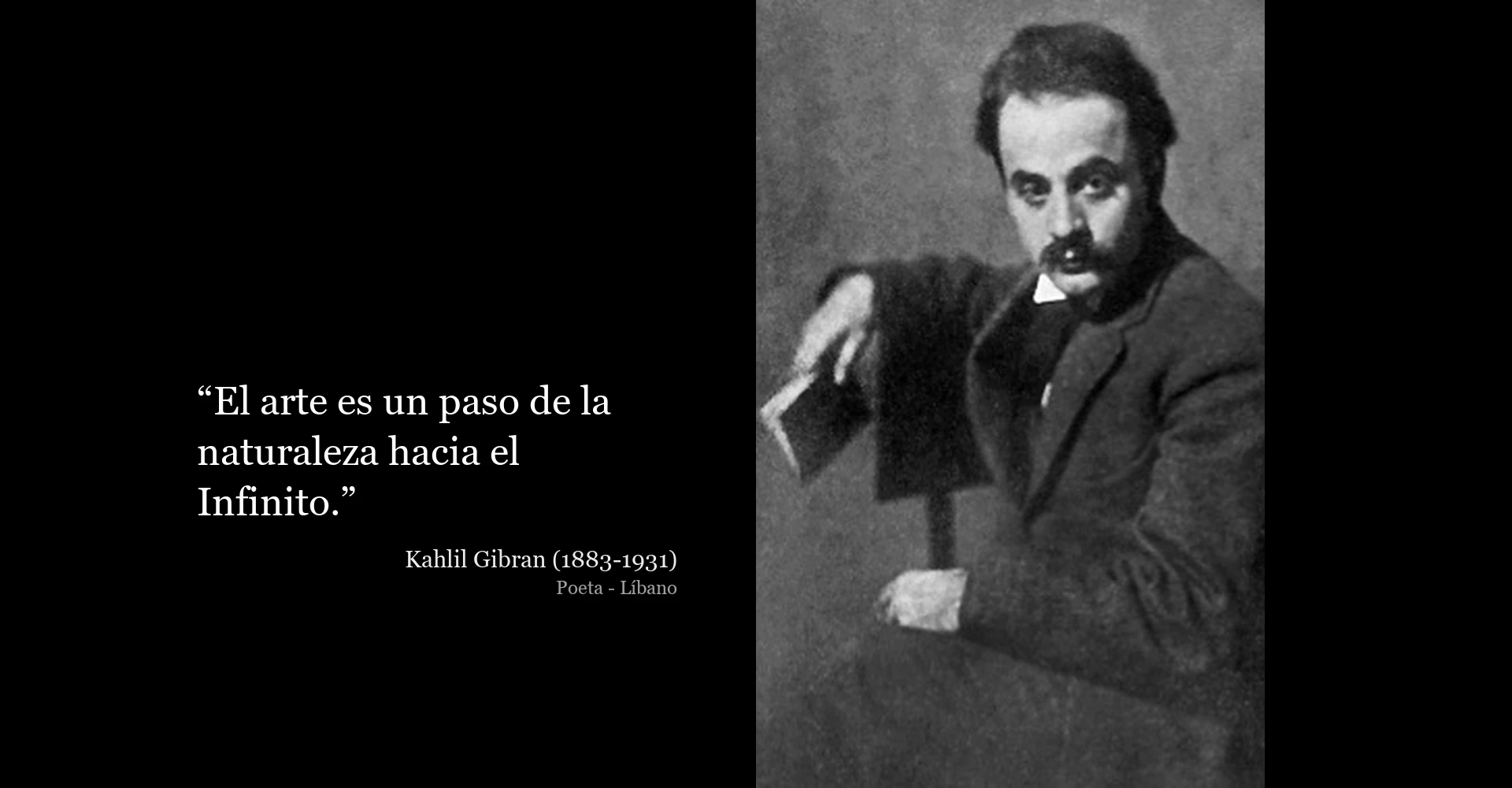 Frase de Kahlil Gibran sobre la creatividad