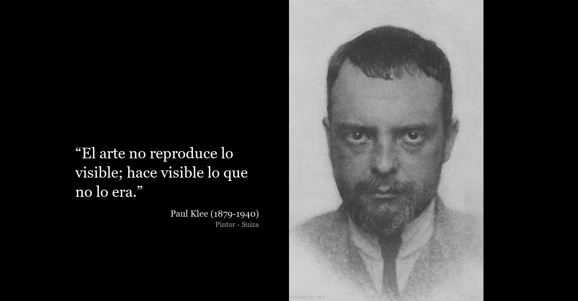 Frase de Paul Klee sobre la creatividad