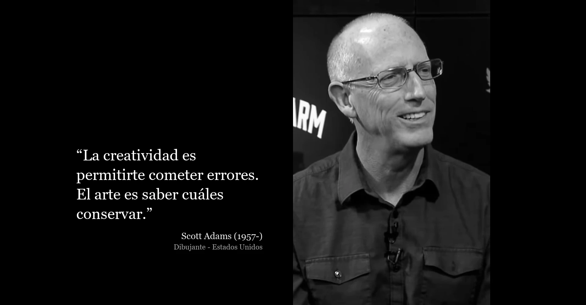 Frase de Scott Adams sobre la creatividad